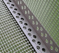 Aluminum Metal Beads with Plastering Mesh Wings