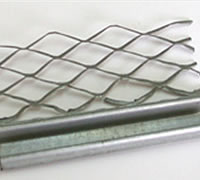 Zinc Plated Diamond Mesh Plaster Stops